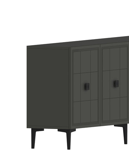 Μπουφές Ανθρακί 150x32x75cm | 555CHM1321