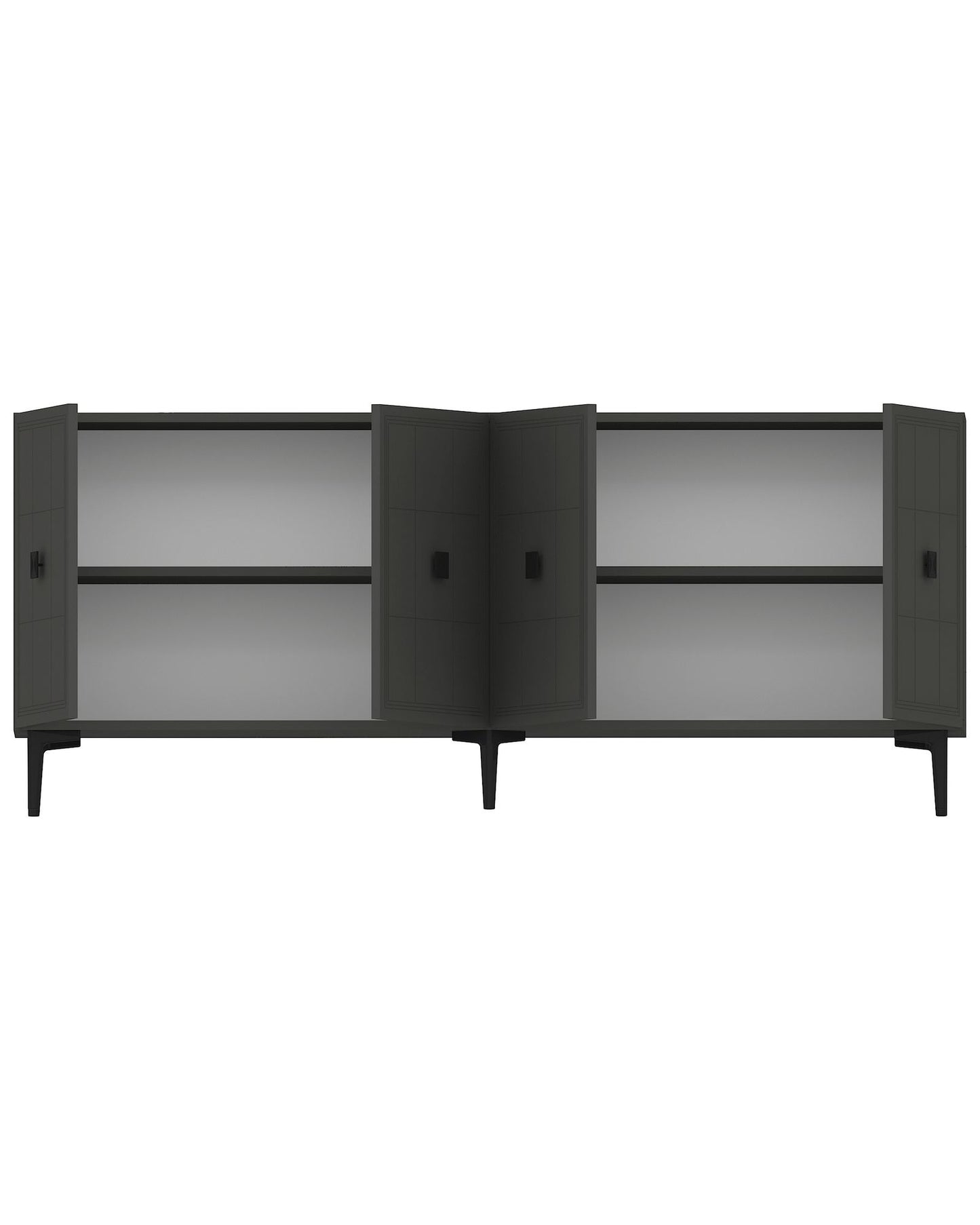 Μπουφές Ανθρακί 150x32x75cm | 555CHM1321