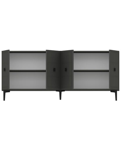 Μπουφές Ανθρακί 150x32x75cm | 555CHM1321