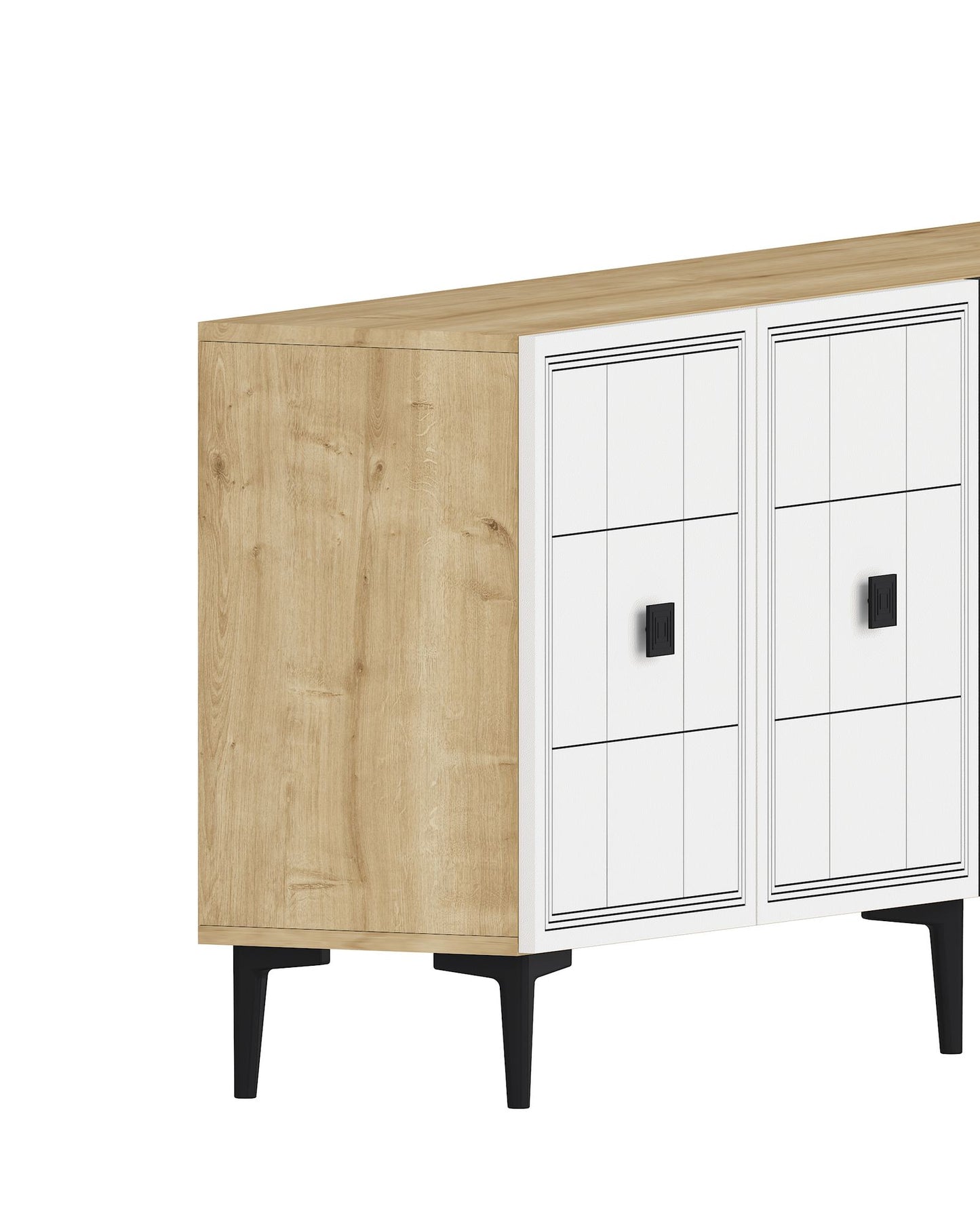 Μπουφές Sapphire Δρυς
Λευκό 150x32x75cm | 555CHM1323