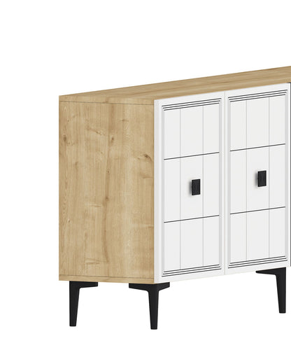 Μπουφές Sapphire Δρυς
Λευκό 150x32x75cm | 555CHM1323