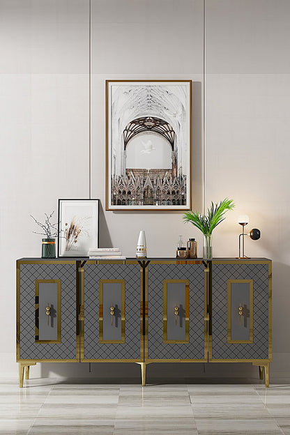 Μπουφές Ανθρακί
Χρυσό 150x32x75cm | 555CHM1324