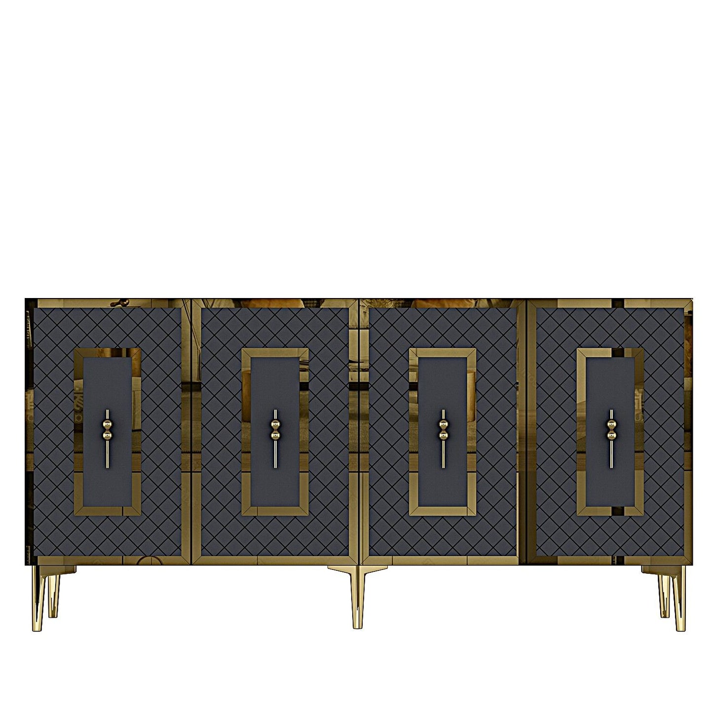 Μπουφές Ανθρακί
Χρυσό 150x32x75cm | 555CHM1324