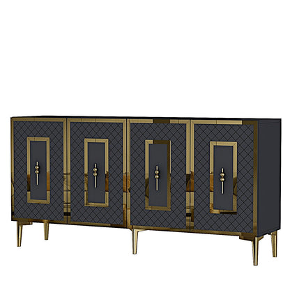 Μπουφές Ανθρακί
Χρυσό 150x32x75cm | 555CHM1324