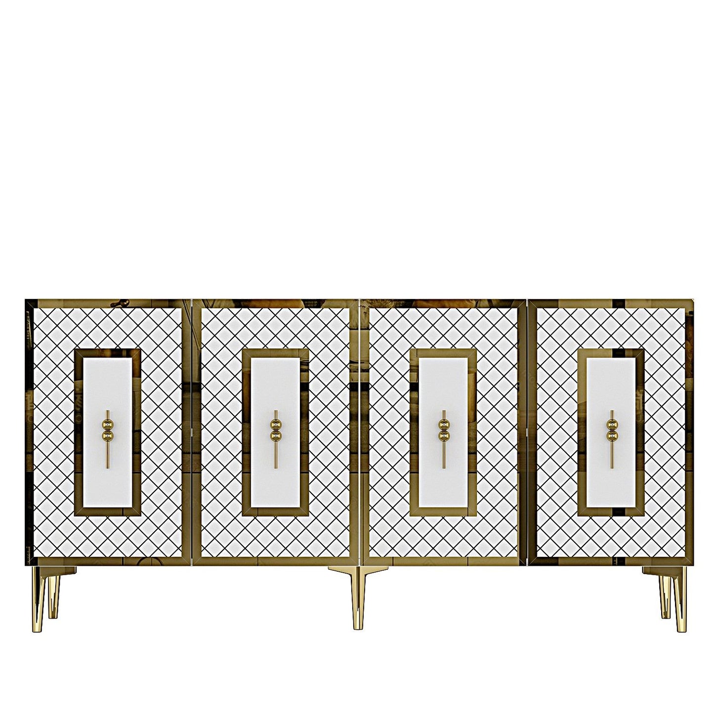 Μπουφές Λευκό
Χρυσό 150x32x75cm | 555CHM1325