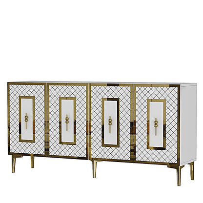 Μπουφές Λευκό
Χρυσό 150x32x75cm | 555CHM1325