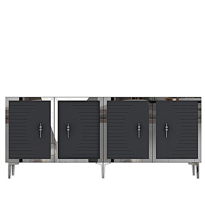 Μπουφές Ανθρακί
Ασημί 180x32x75cm | 555CHM1330