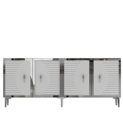 Μπουφές Λευκό
Ασημί 180x32x75cm | 555CHM1331