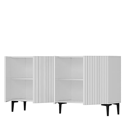 Μπουφές Λευκό 150x32x75cm | 555CHM1334