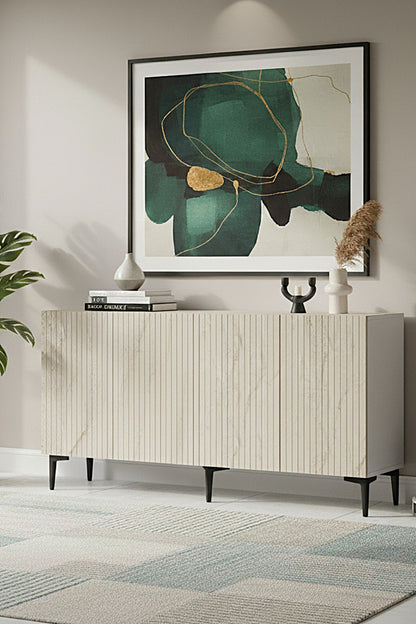 Μπουφές Λευκό
Τραβερτίνη 150x32x75cm | 555CHM1335