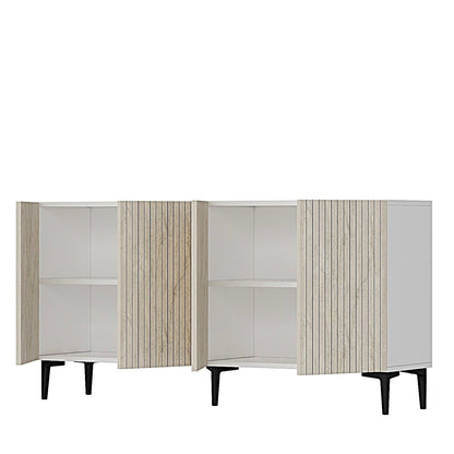 Μπουφές Λευκό
Τραβερτίνη 150x32x75cm | 555CHM1335
