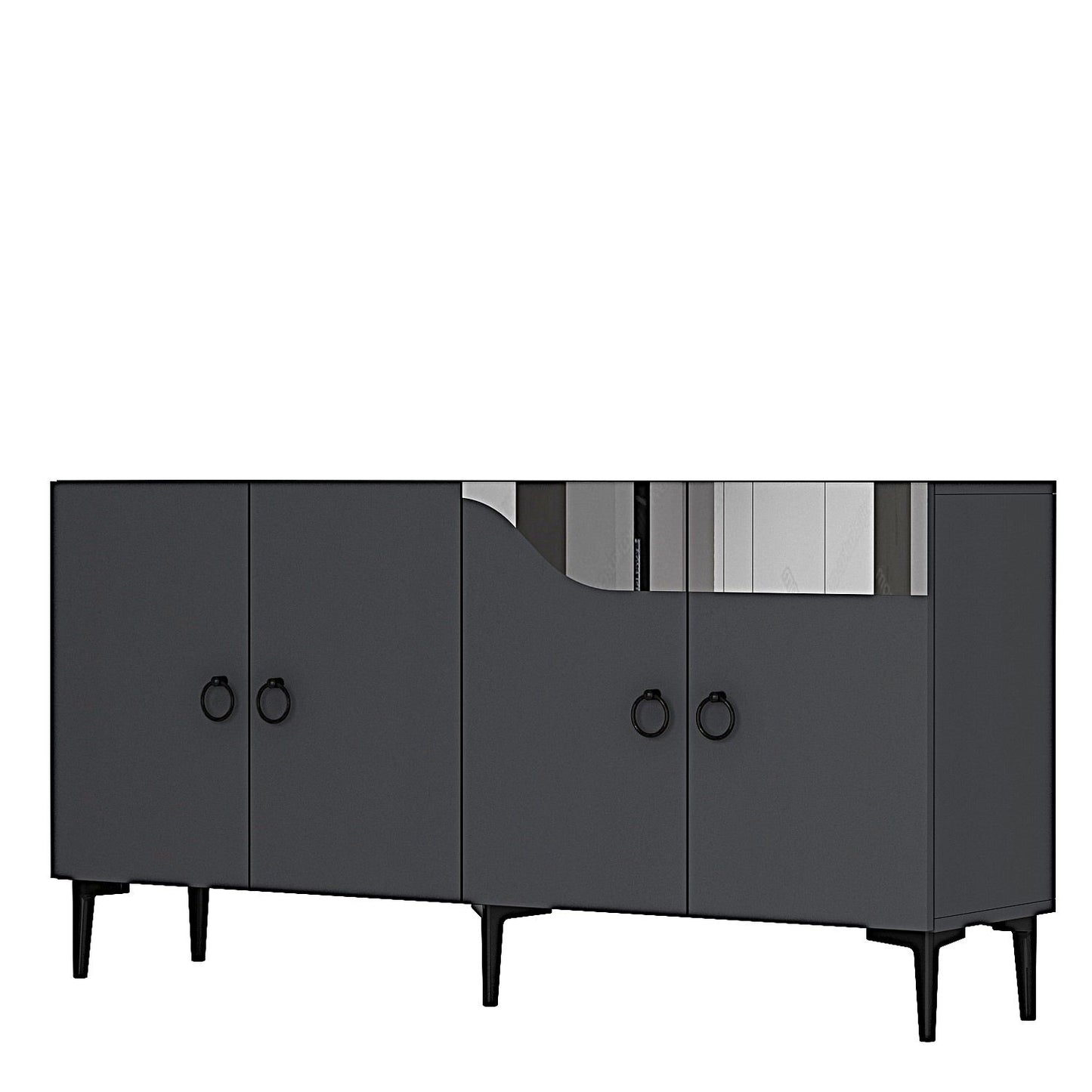 Μπουφές Ανθρακί
Ασημί 150x32x75cm | 555CHM1337