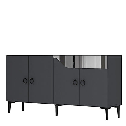 Μπουφές Ανθρακί
Ασημί 150x32x75cm | 555CHM1337