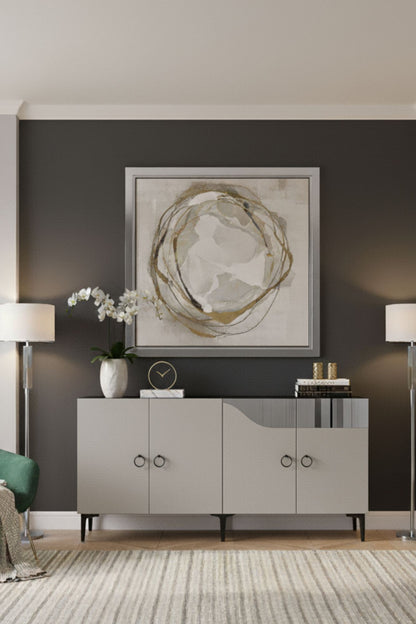 Μπουφές Λευκό
Ασημί 150x32x75cm | 555CHM1339