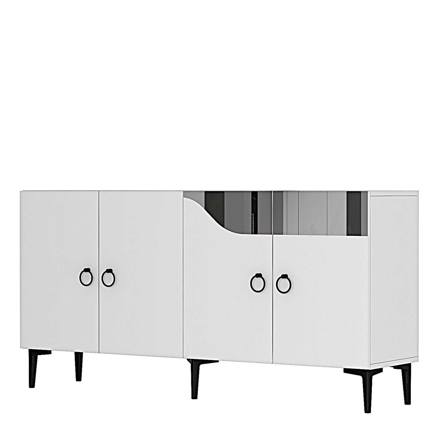 Μπουφές Λευκό
Ασημί 150x32x75cm | 555CHM1339