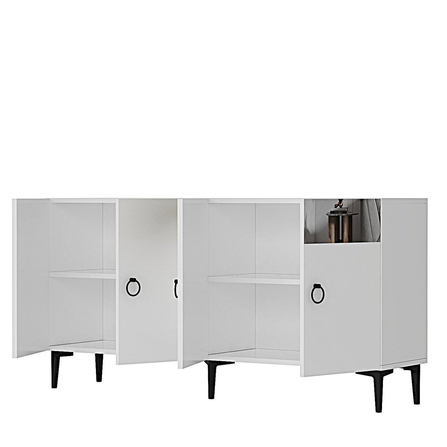 Μπουφές Λευκό
Ασημί 150x32x75cm | 555CHM1339