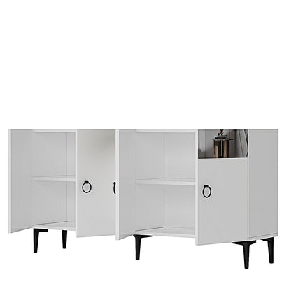 Μπουφές Λευκό
Ασημί 150x32x75cm | 555CHM1339