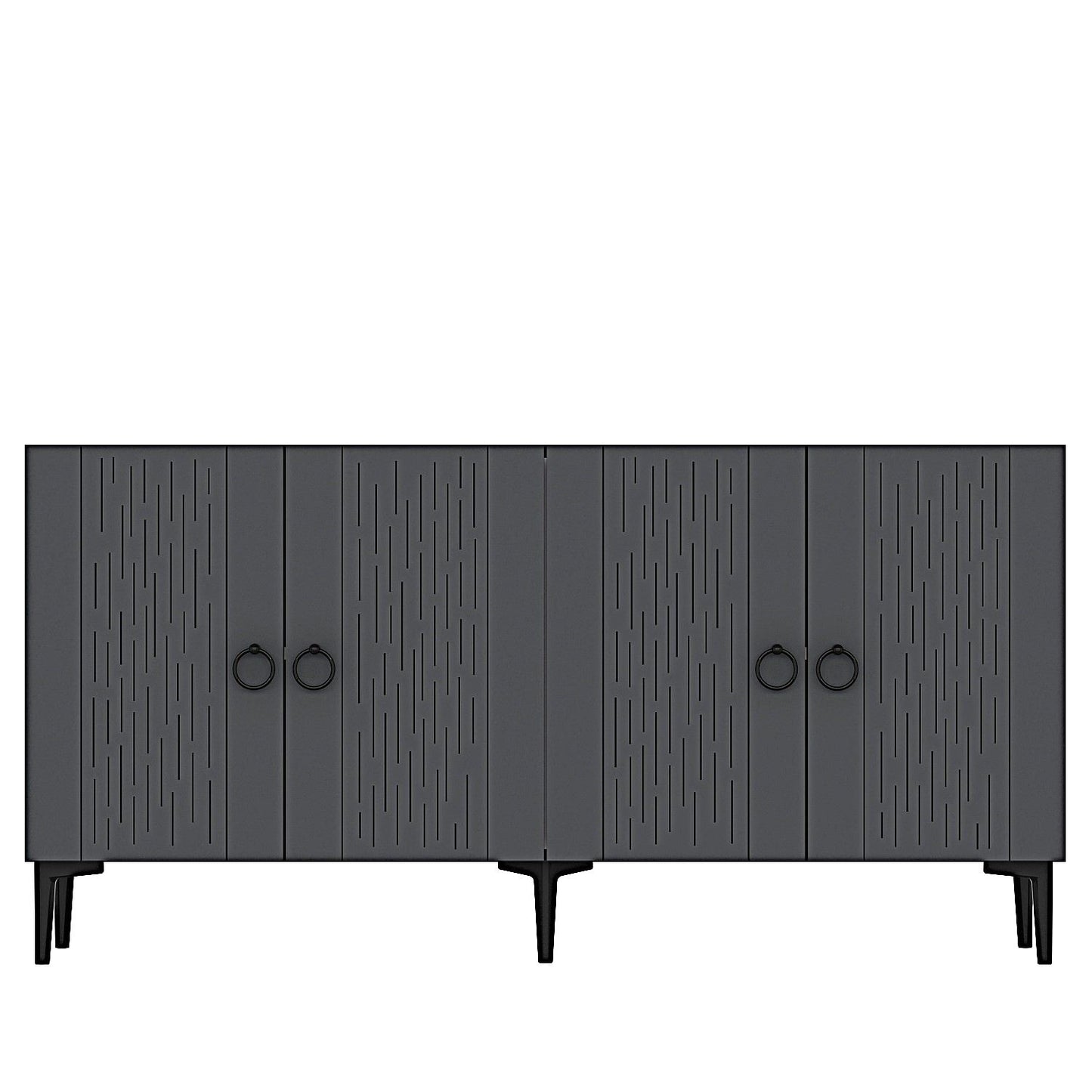 Μπουφές Ανθρακί 150x32x75cm | 555CHM1342