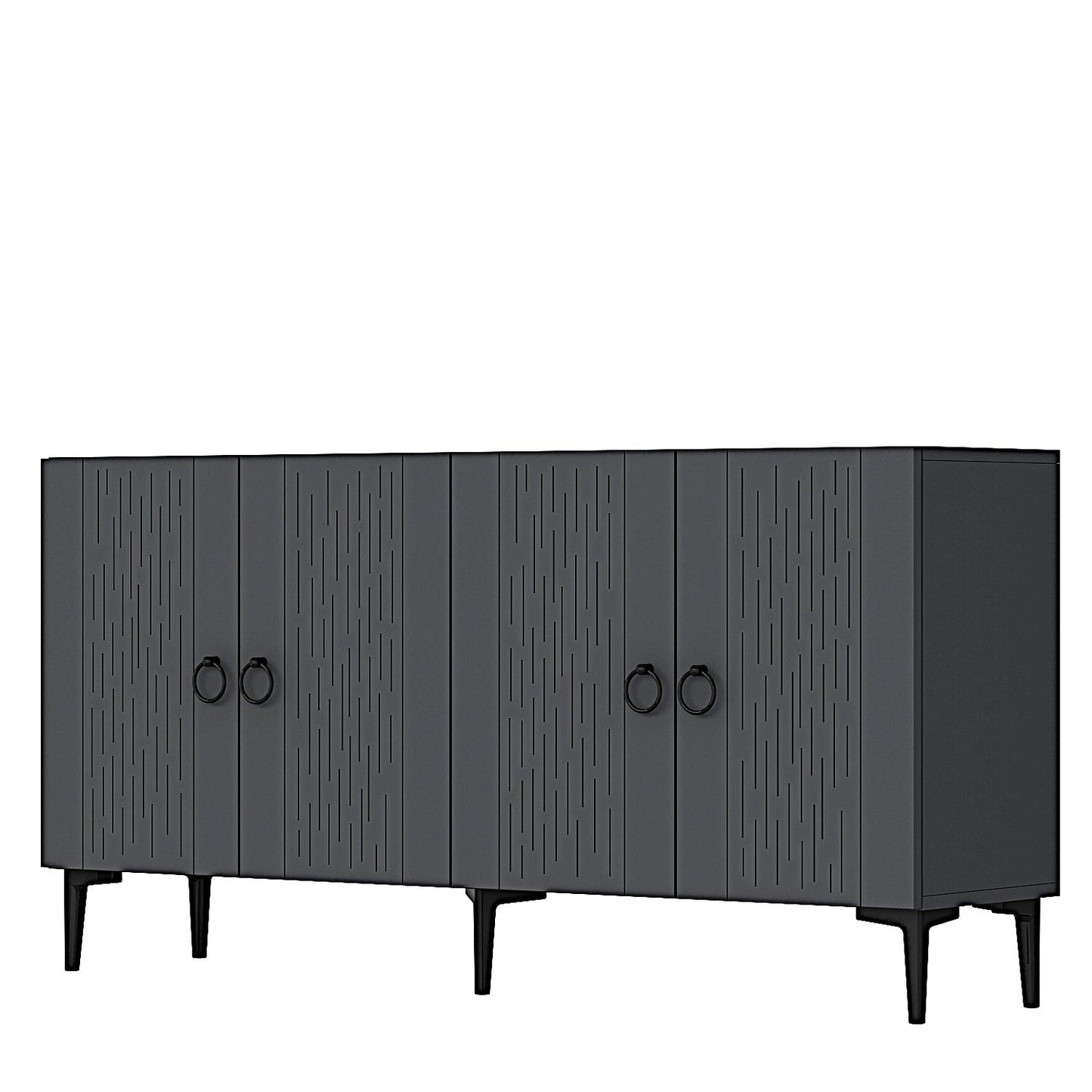 Μπουφές Ανθρακί 150x32x75cm | 555CHM1342