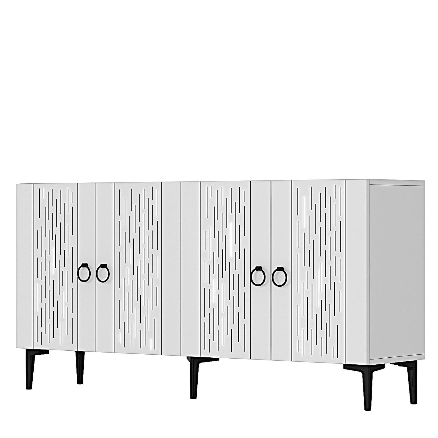 Μπουφές Λευκό 150x32x75cm | 555CHM1343