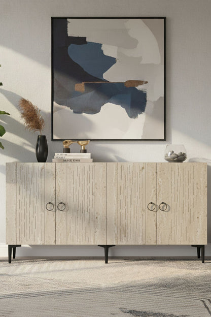 Μπουφές Λευκό
Τραβερτίνη 150x32x75cm | 555CHM1344
