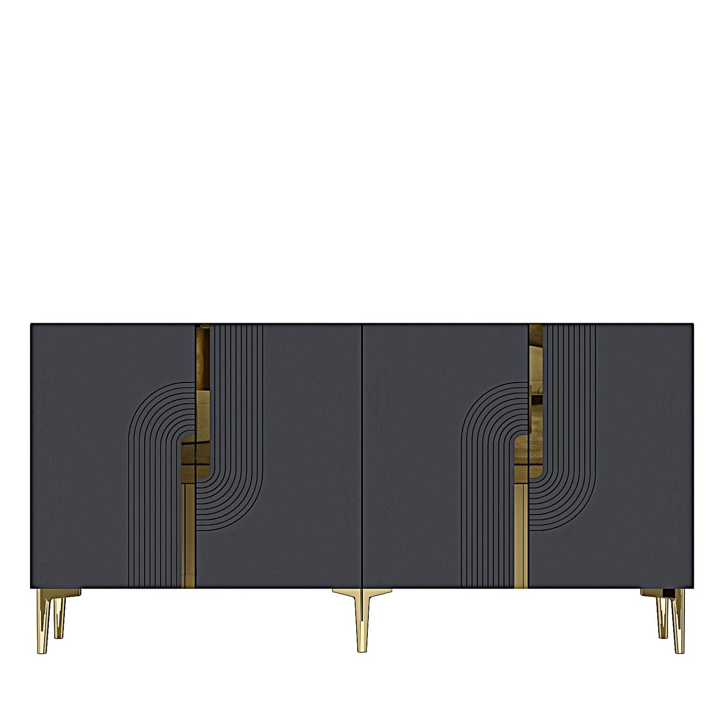 Μπουφές Ανθρακί
Χρυσό 150x32x75cm | 555CHM1345