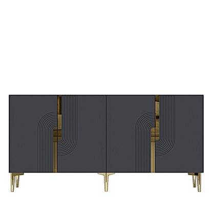 Μπουφές Ανθρακί
Χρυσό 150x32x75cm | 555CHM1345