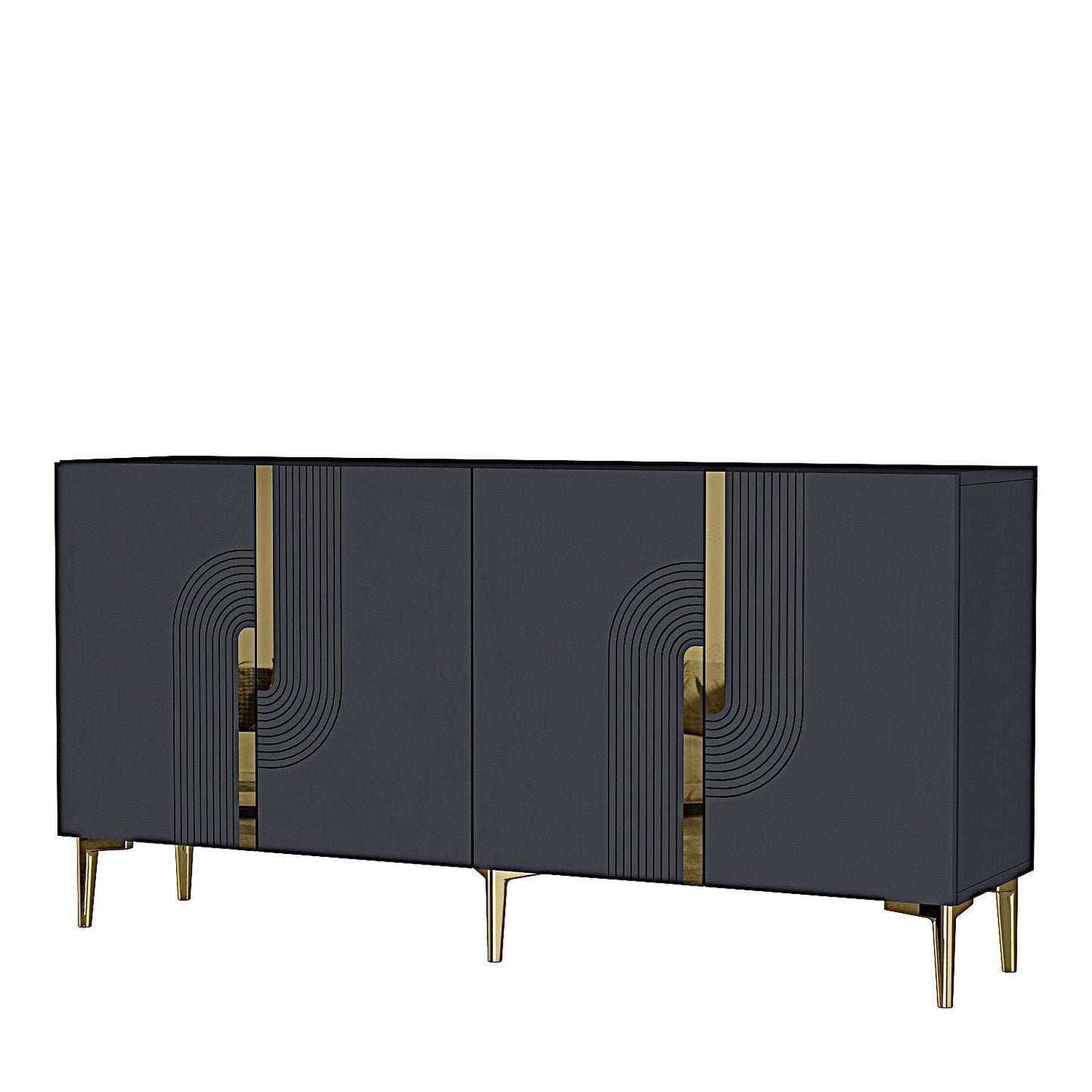 Μπουφές Ανθρακί
Χρυσό 150x32x75cm | 555CHM1345