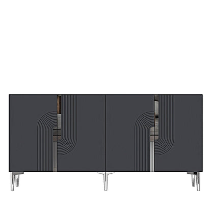 Μπουφές Ανθρακί
Ασημί 150x32x75cm | 555CHM1346