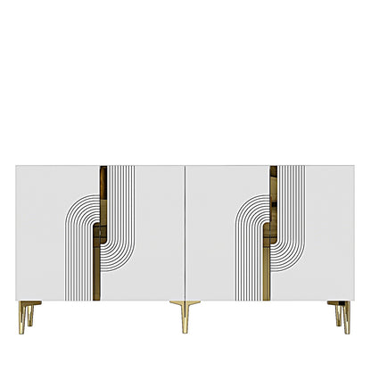 Μπουφές Λευκό
Χρυσό 150x32x75cm | 555CHM1347