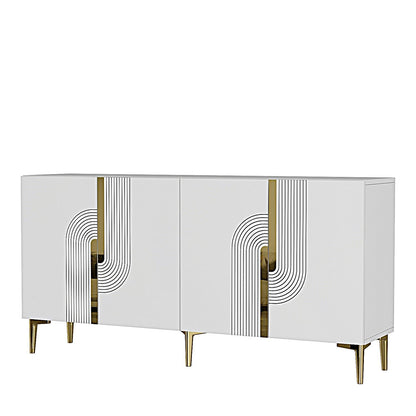 Μπουφές Λευκό
Χρυσό 150x32x75cm | 555CHM1347