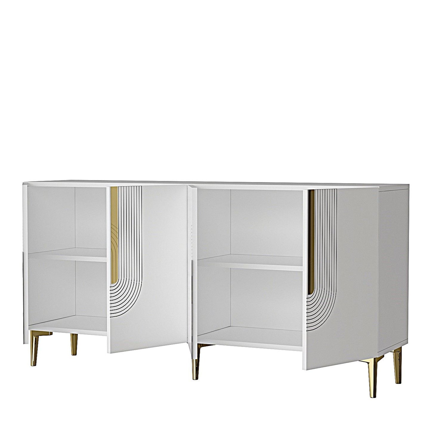 Μπουφές Λευκό
Χρυσό 150x32x75cm | 555CHM1347