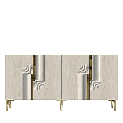 Μπουφές Λευκό
Τραβερτίνη
Χρυσό 150x32x75cm | 555CHM1349