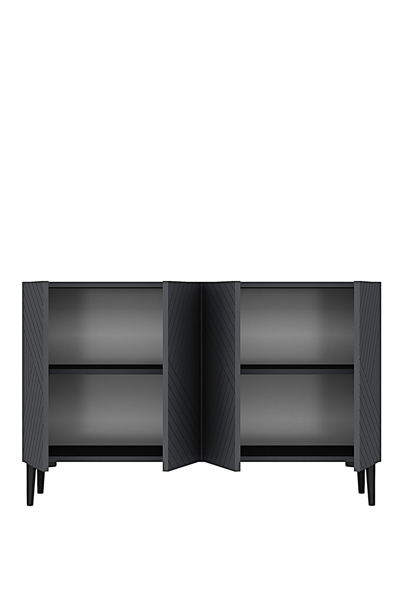 Μπουφές Ανθρακί 120x32x75cm | 555CHM1360