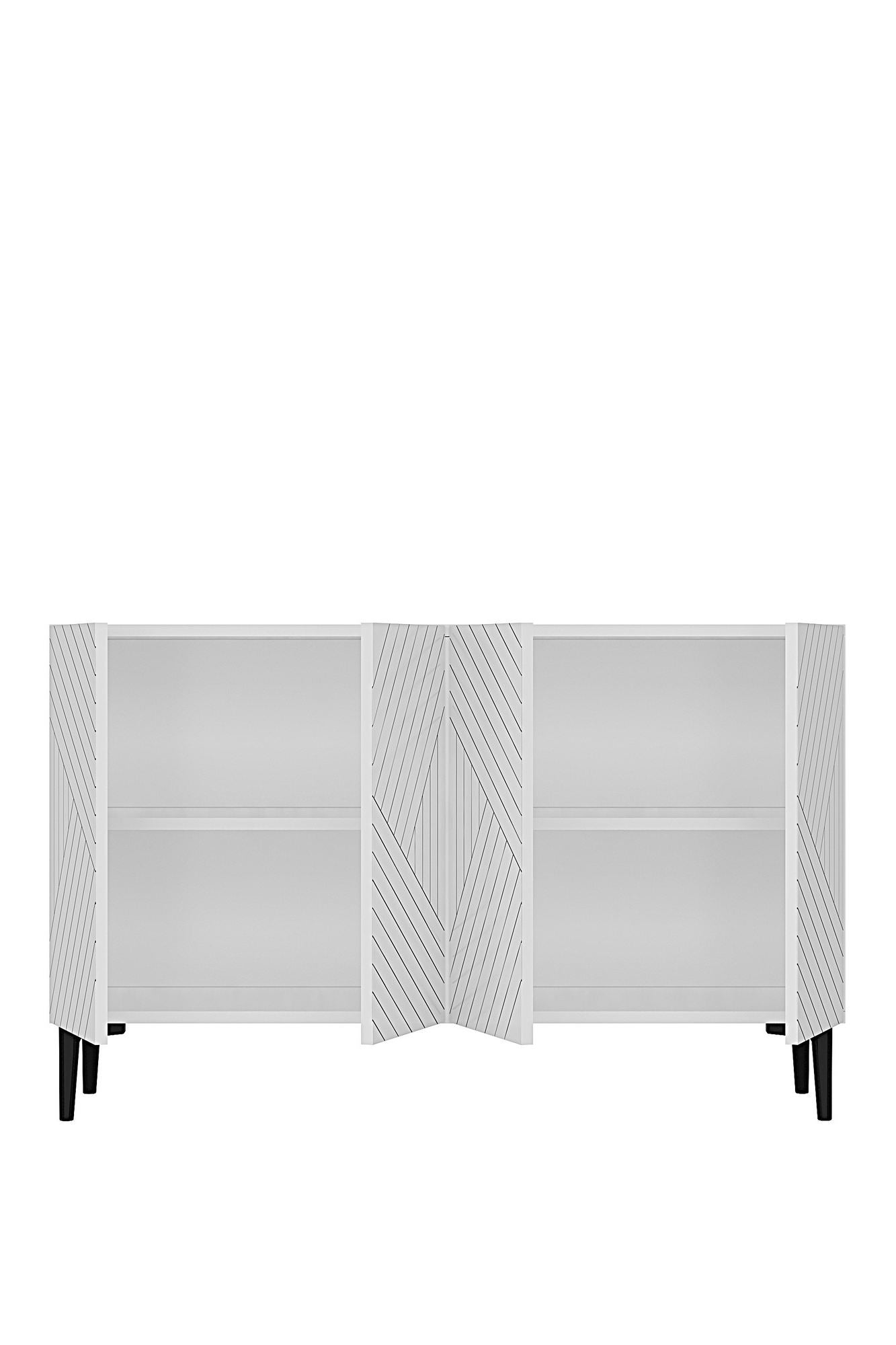 Μπουφές Λευκό 120x32x75cm | 555CHM1361