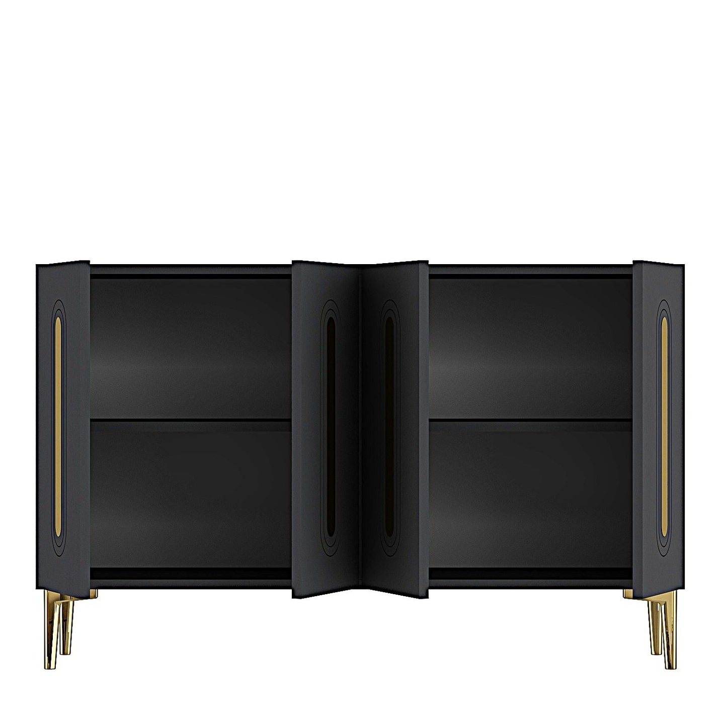 Μπουφές Ανθρακί
Χρυσό 120x32x75cm | 555CHM1369