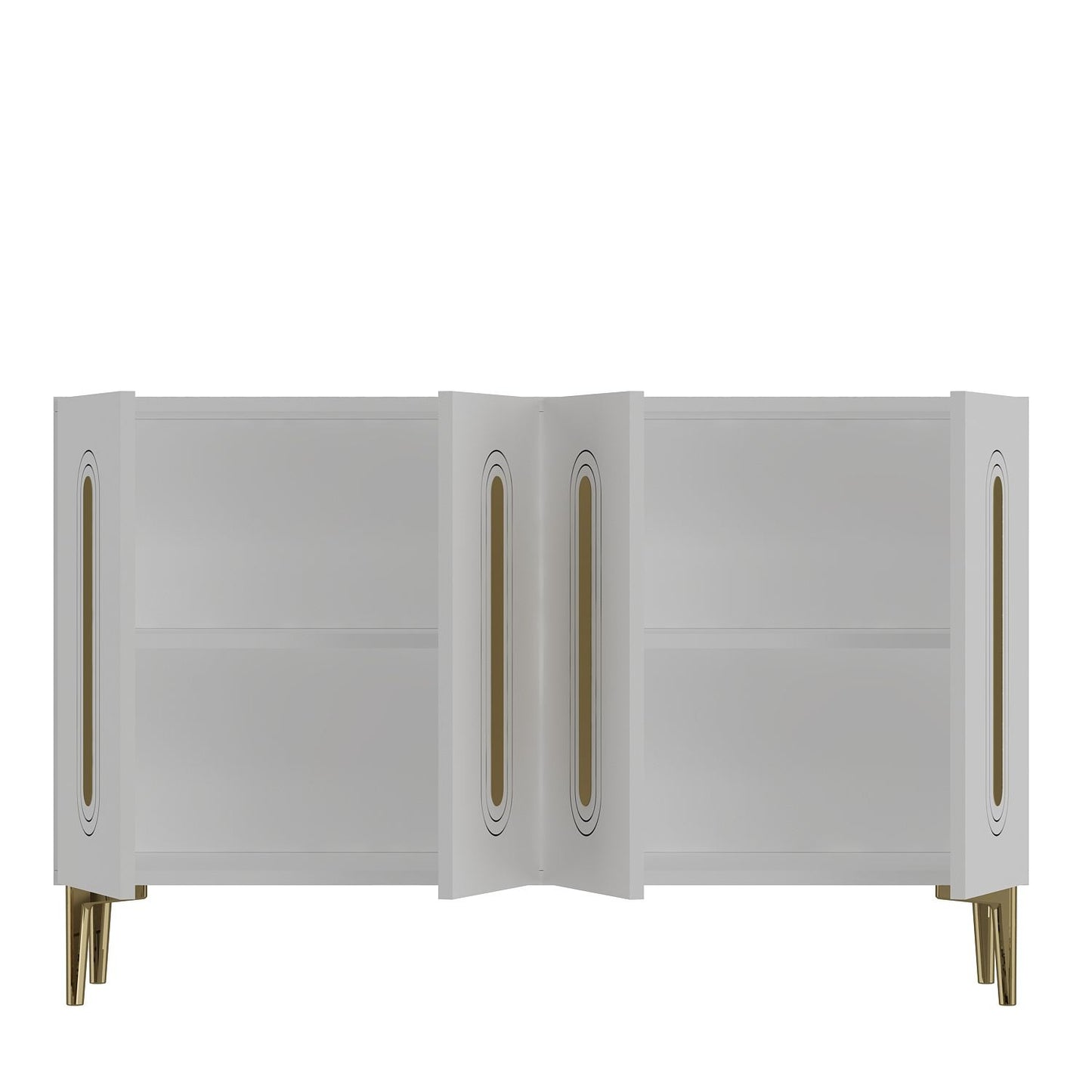 Μπουφές Λευκό
Χρυσό 120x32x75cm | 555CHM1370
