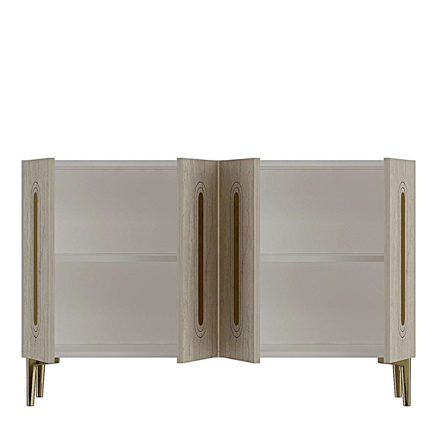 Μπουφές Λευκό
Τραβερτίνη
Χρυσό 120x32x75cm | 555CHM1371