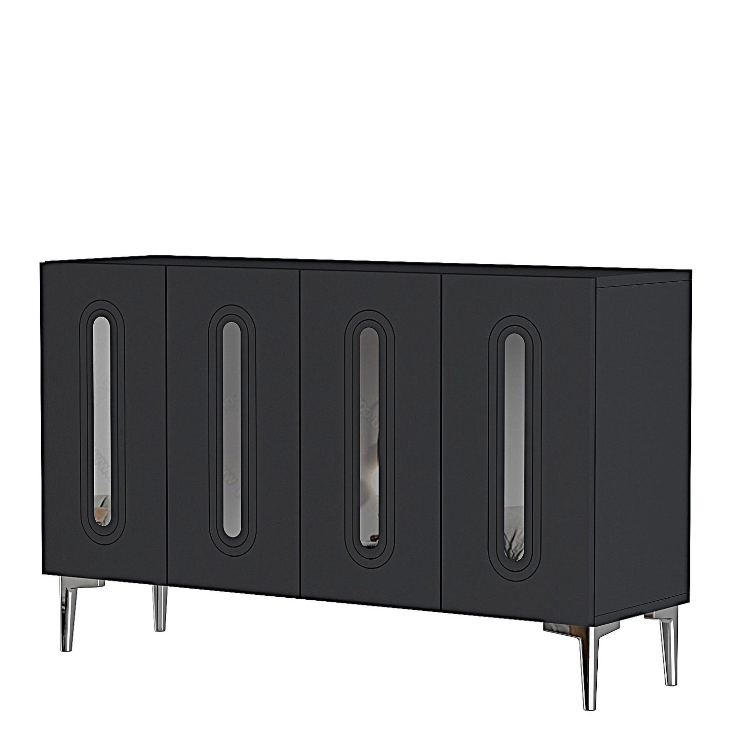 Μπουφές Ανθρακί
Ασημί 120x32x75cm | 555CHM1372