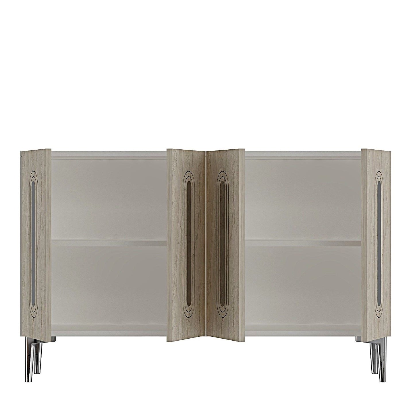 Μπουφές Λευκό
Τραβερτίνη
Ασημί 120x32x75cm | 555CHM1374