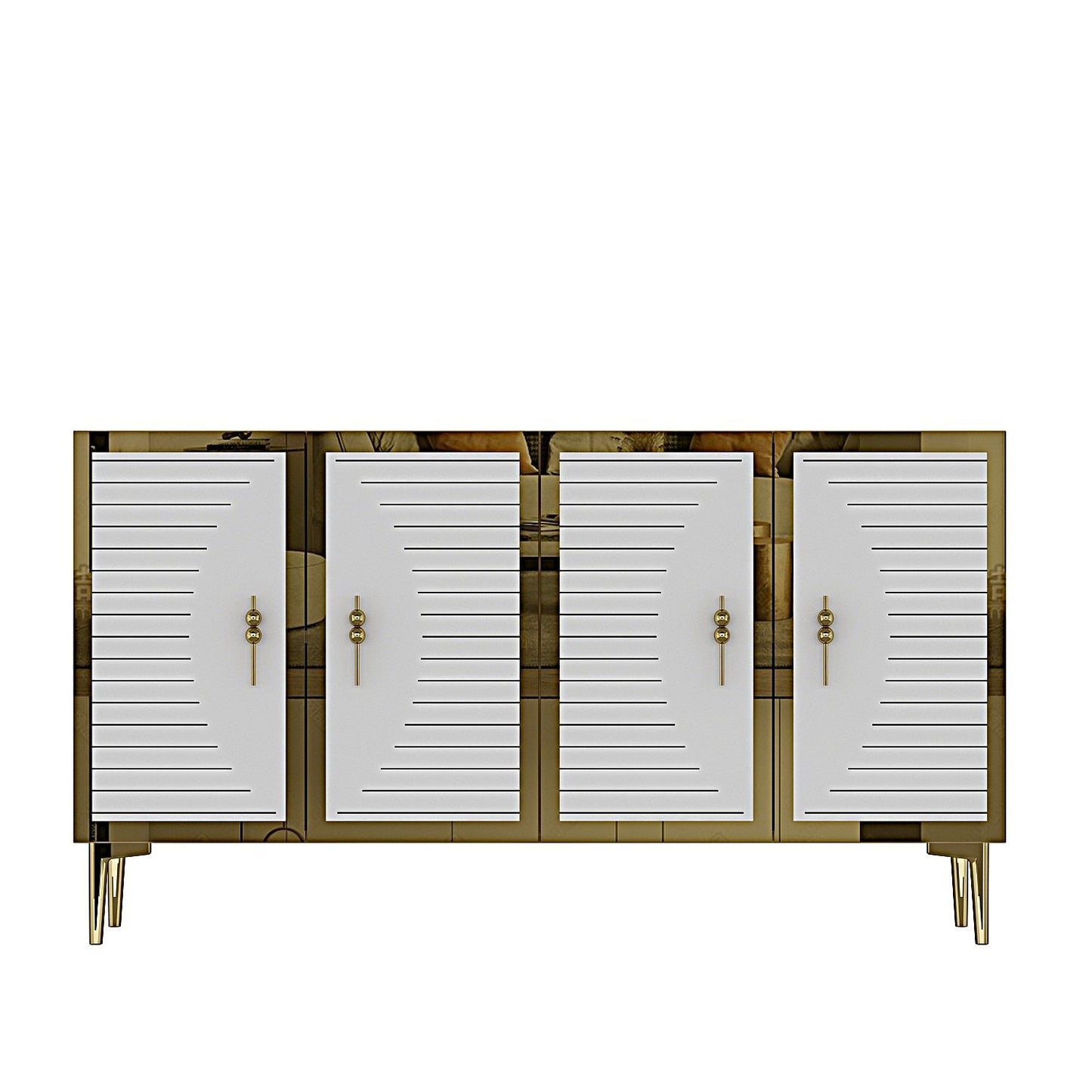 Μπουφές Λευκό
Χρυσό 120x32x75cm | 555CHM1376