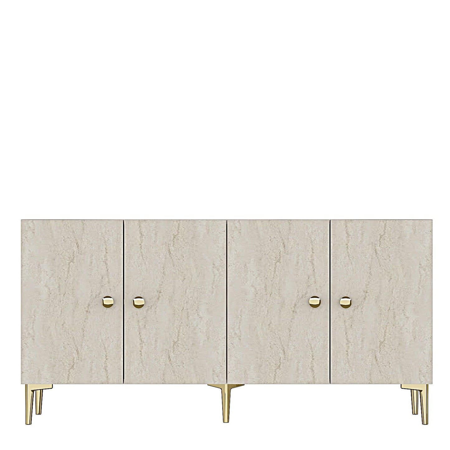 Μπουφές Λευκό
Τραβερτίνη
Χρυσό 150x32x75cm | 555CHM1383