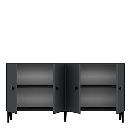 Μπουφές Ανθρακί 150x32x75cm | 555CHM1384