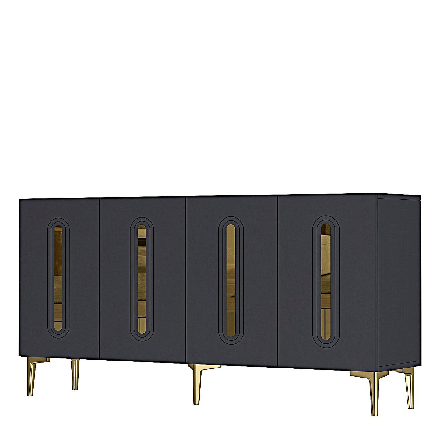 Μπουφές Ανθρακί
Χρυσό 150x32x75cm | 555CHM1390