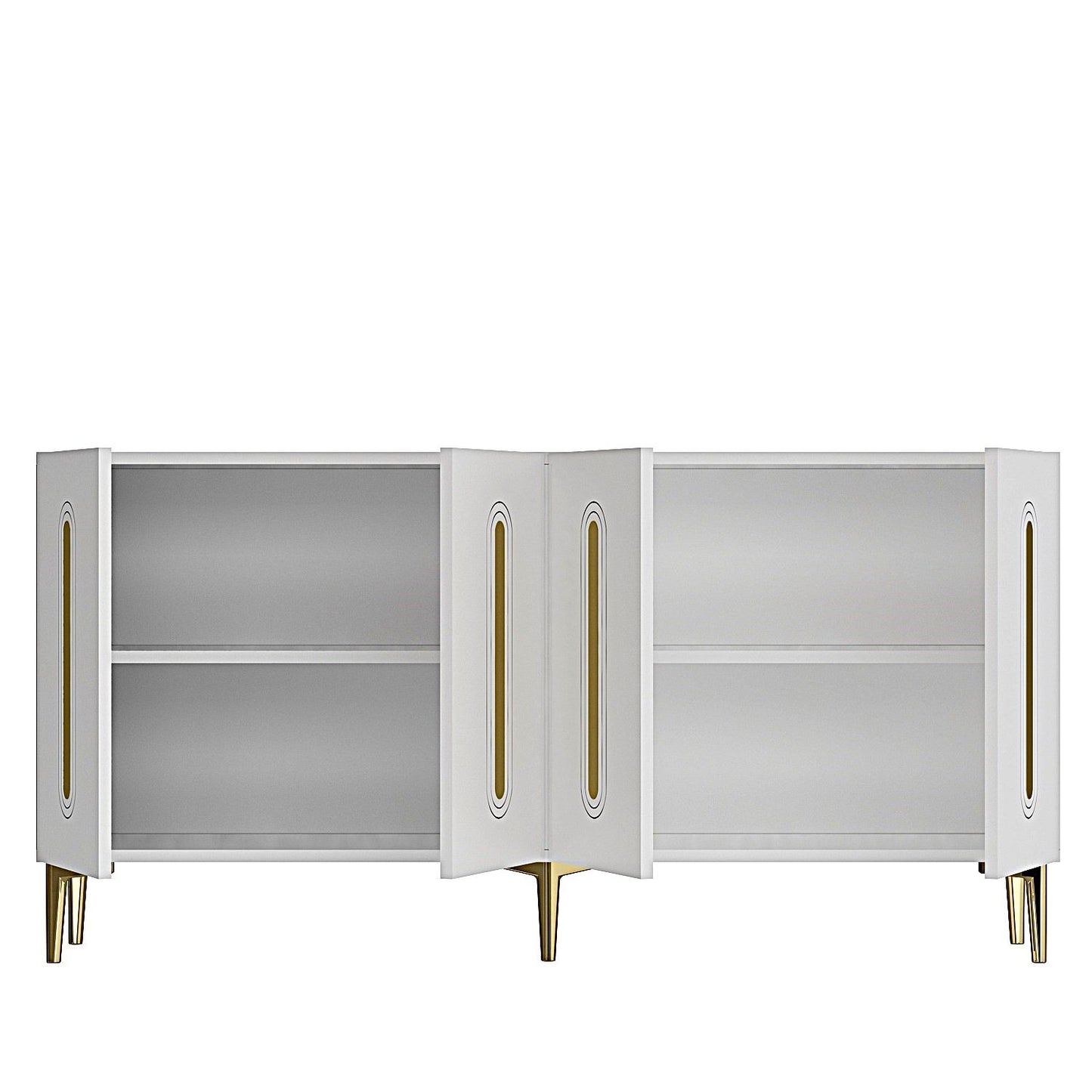 Μπουφές Λευκό
Χρυσό 150x32x75cm | 555CHM1391