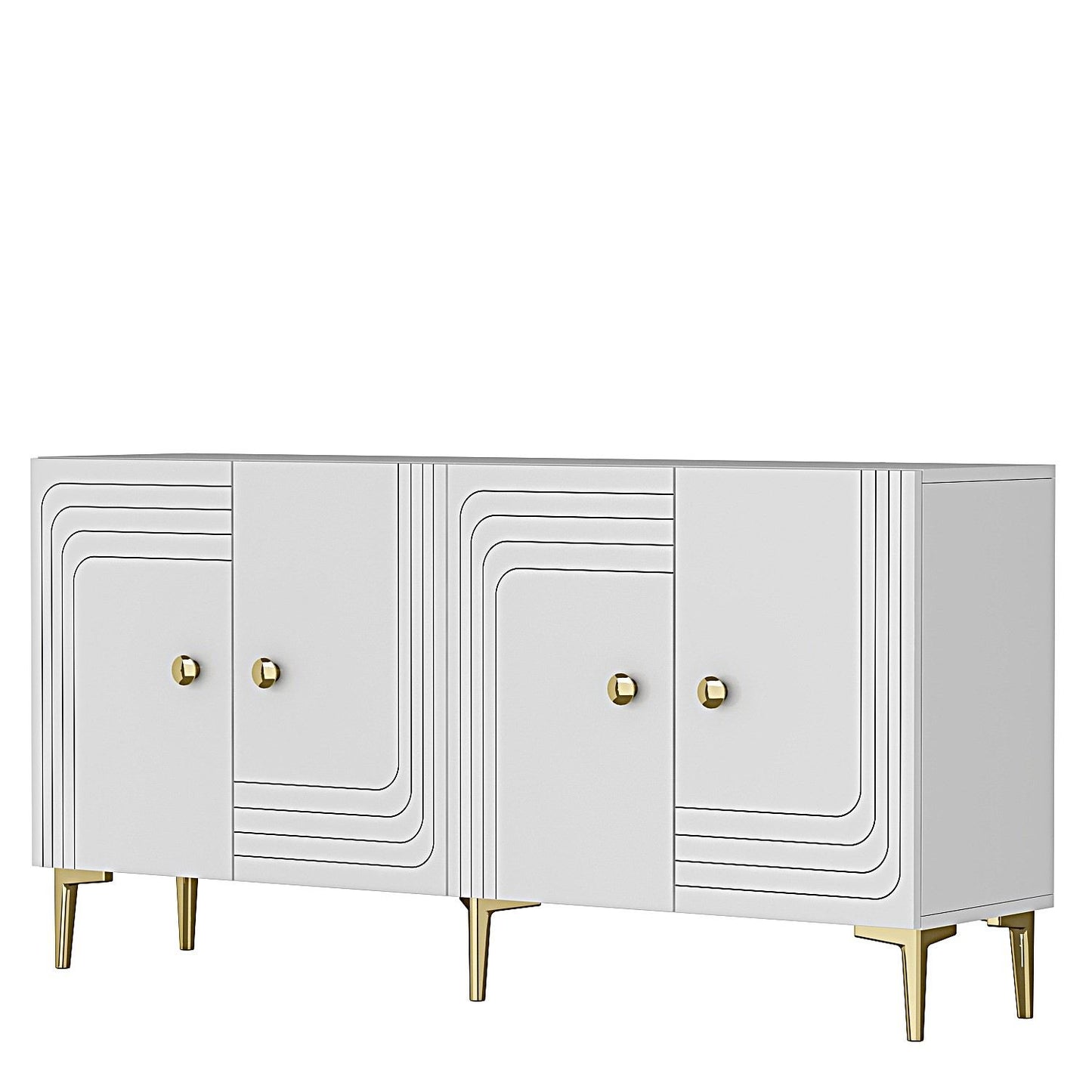 Μπουφές Λευκό
Χρυσό 150x32x75cm | 555CHM1397