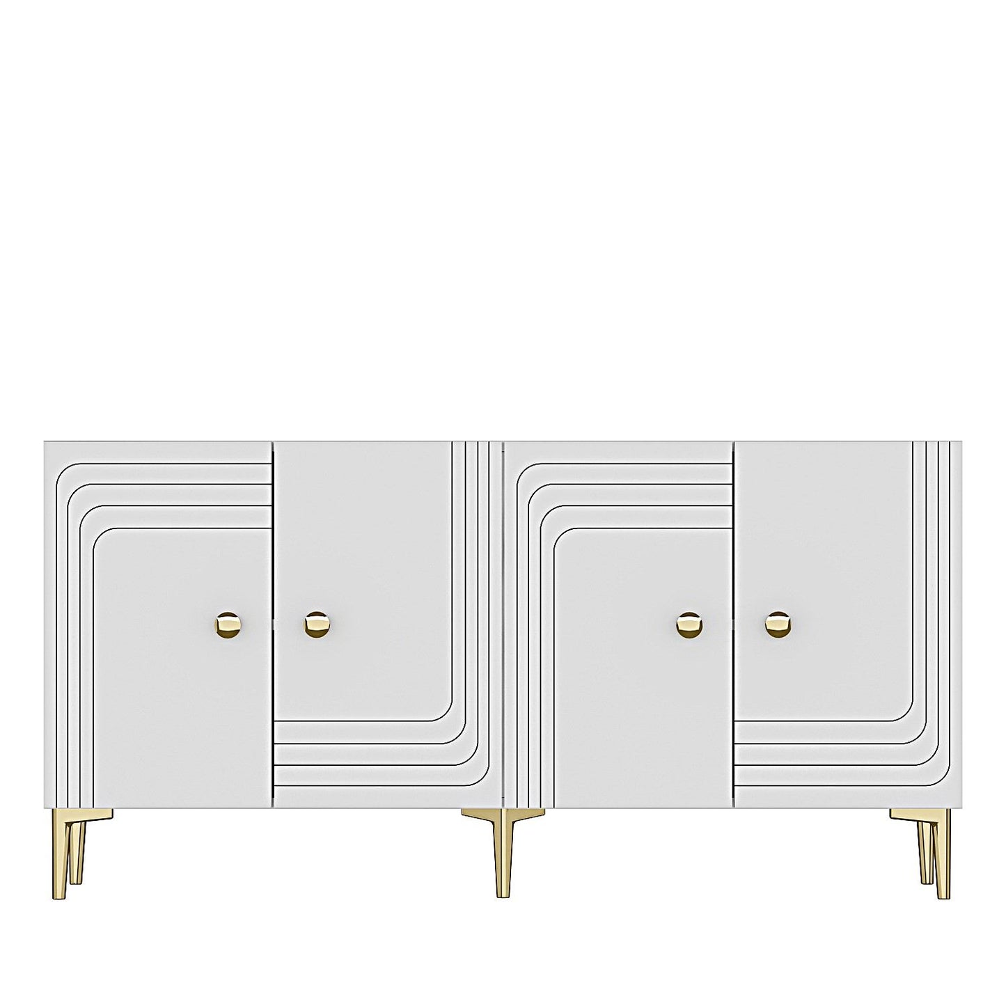 Μπουφές Λευκό
Χρυσό 150x32x75cm | 555CHM1397