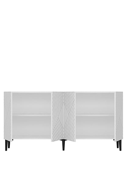 Μπουφές Λευκό 150x32x75cm | 555CHM1400