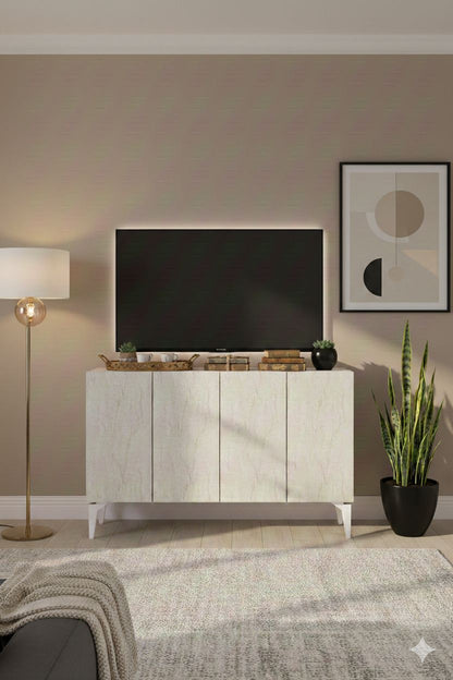 Μπουφές Λευκό
Τραβερτίνη 120x32x79cm | 555CHM1404