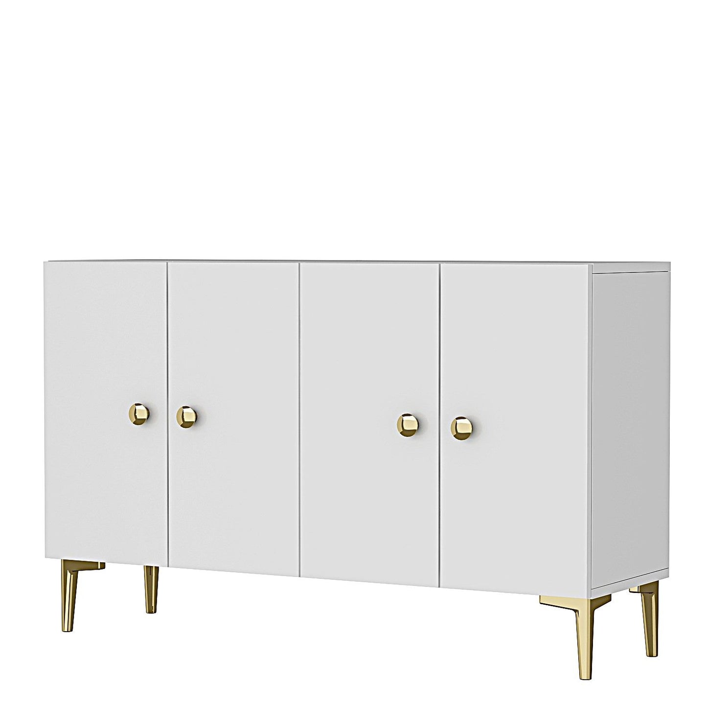 Μπουφές Λευκό 120x32x75cm | 555CHM1406